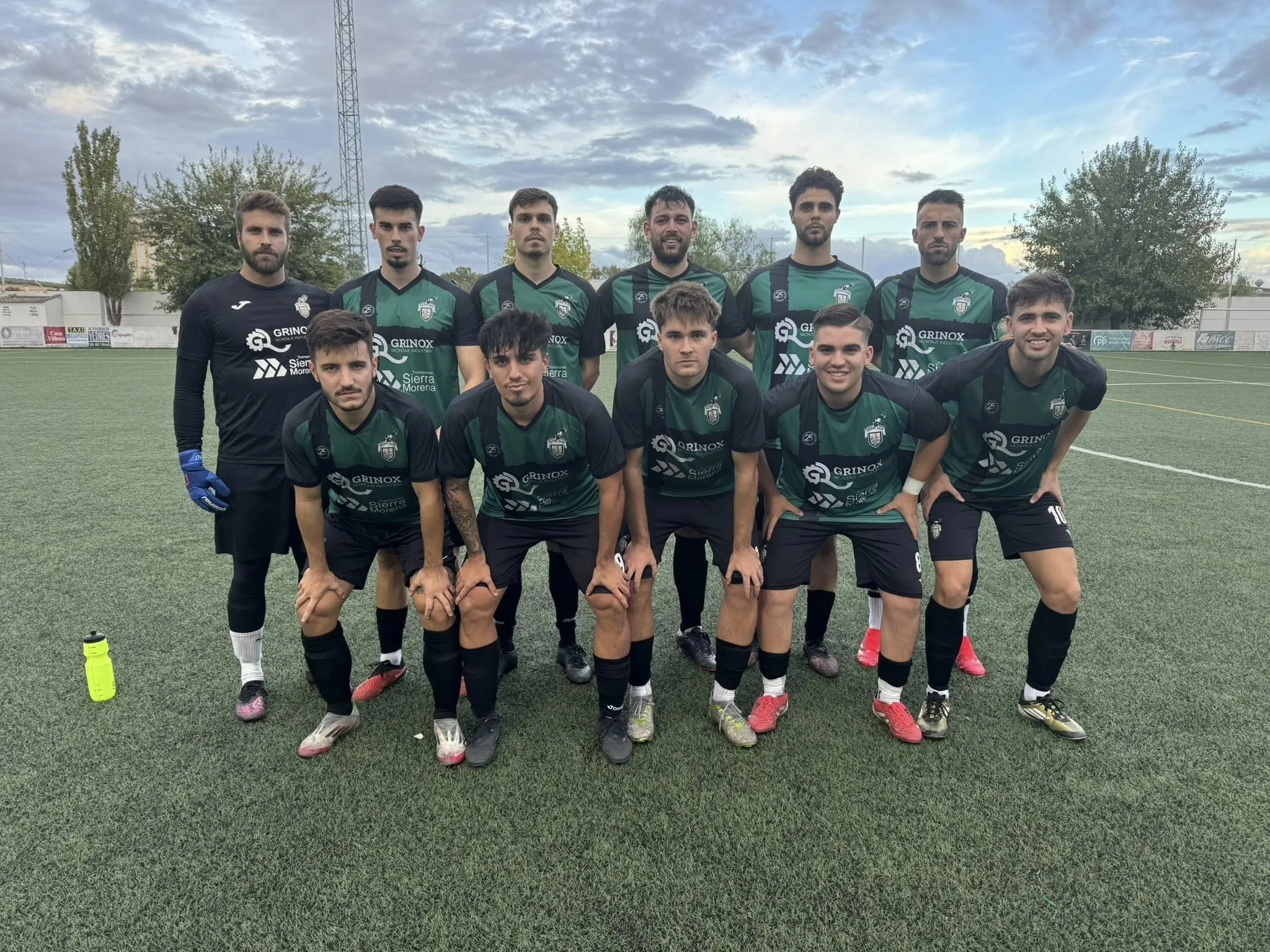 Formación de la AD Bujalance FB en el último partido en casa