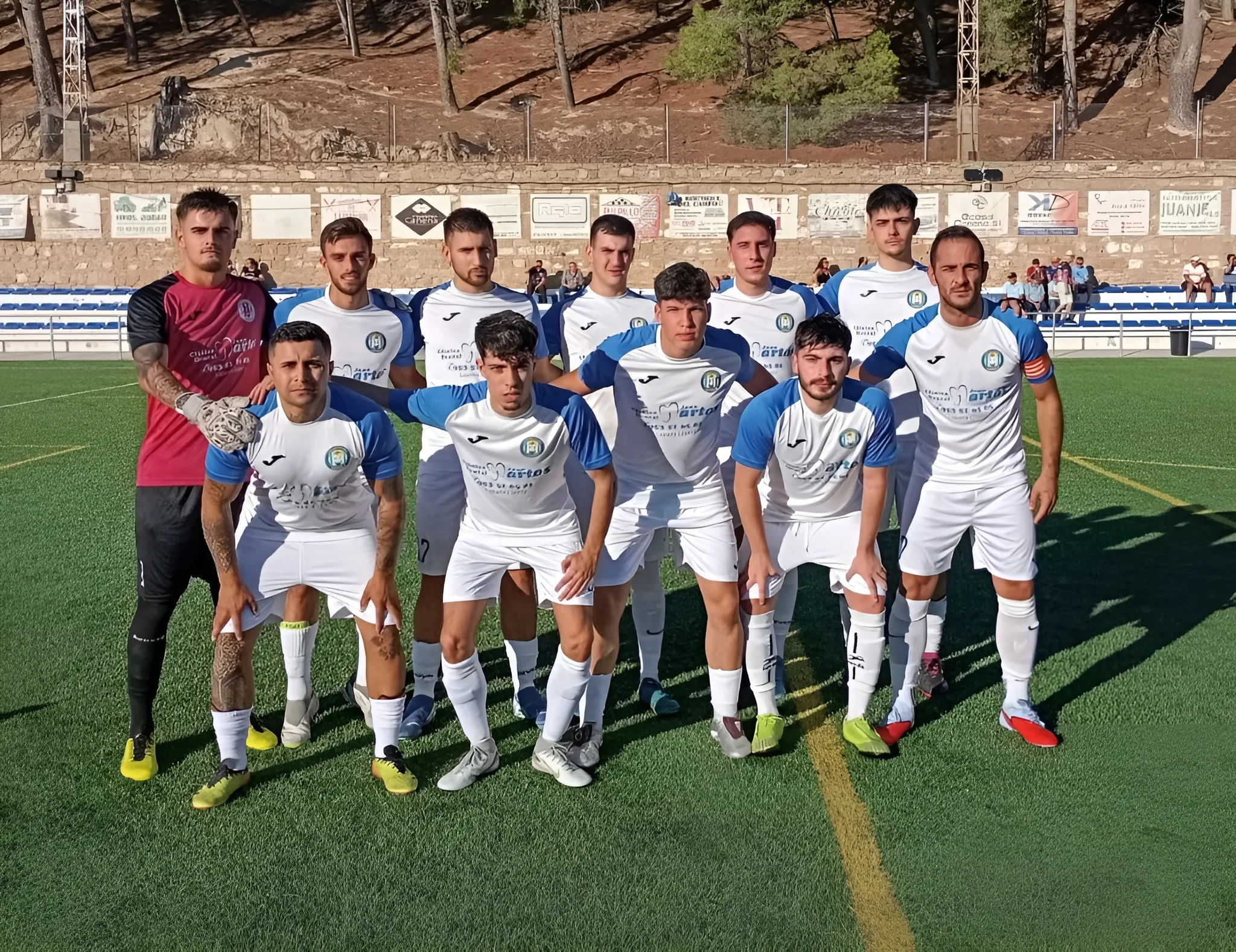 Formación de la AD Lopera en el duelo de este pasado fin de semana. Foto: AD Lopera