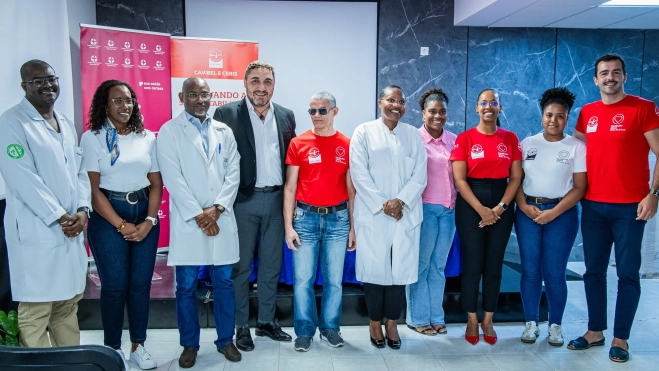 Miembros de ECCBC Cabo Verde y Fundación Española Ruta de La Luz Miembros de ECCBC Cabo Verde y Fundación Española Ruta de La Luz