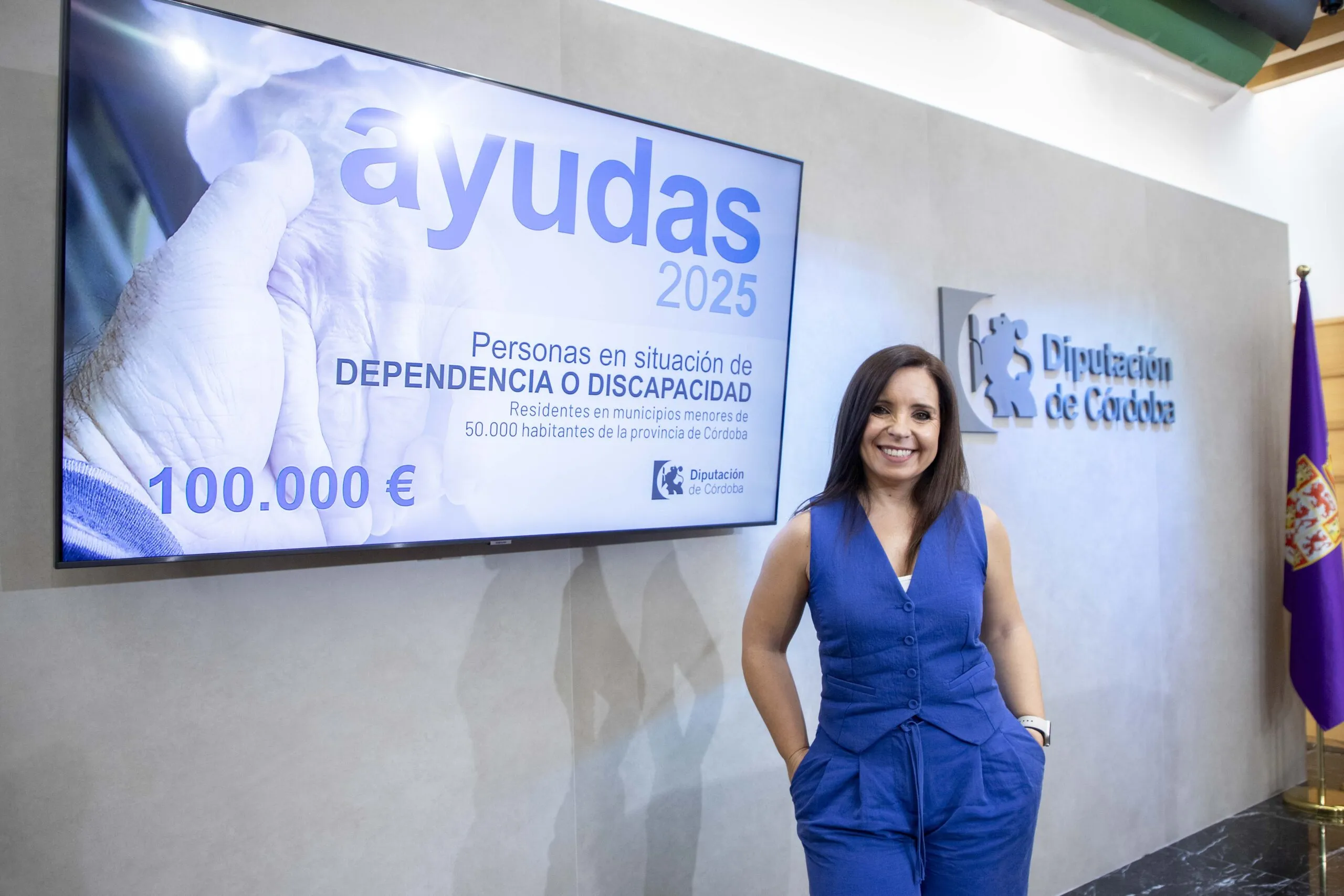 La delegada de Derechos Sociales de la institución provincial, Irene Aguilera. Foto: Diputación de Córdoba.