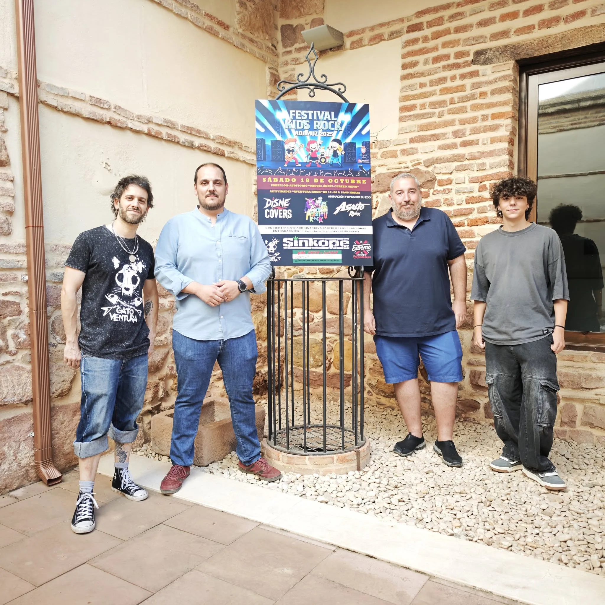 El Festival Kids Rock Adamuz tendrá a Gato Ventura y Sinkope como grupos estelares.