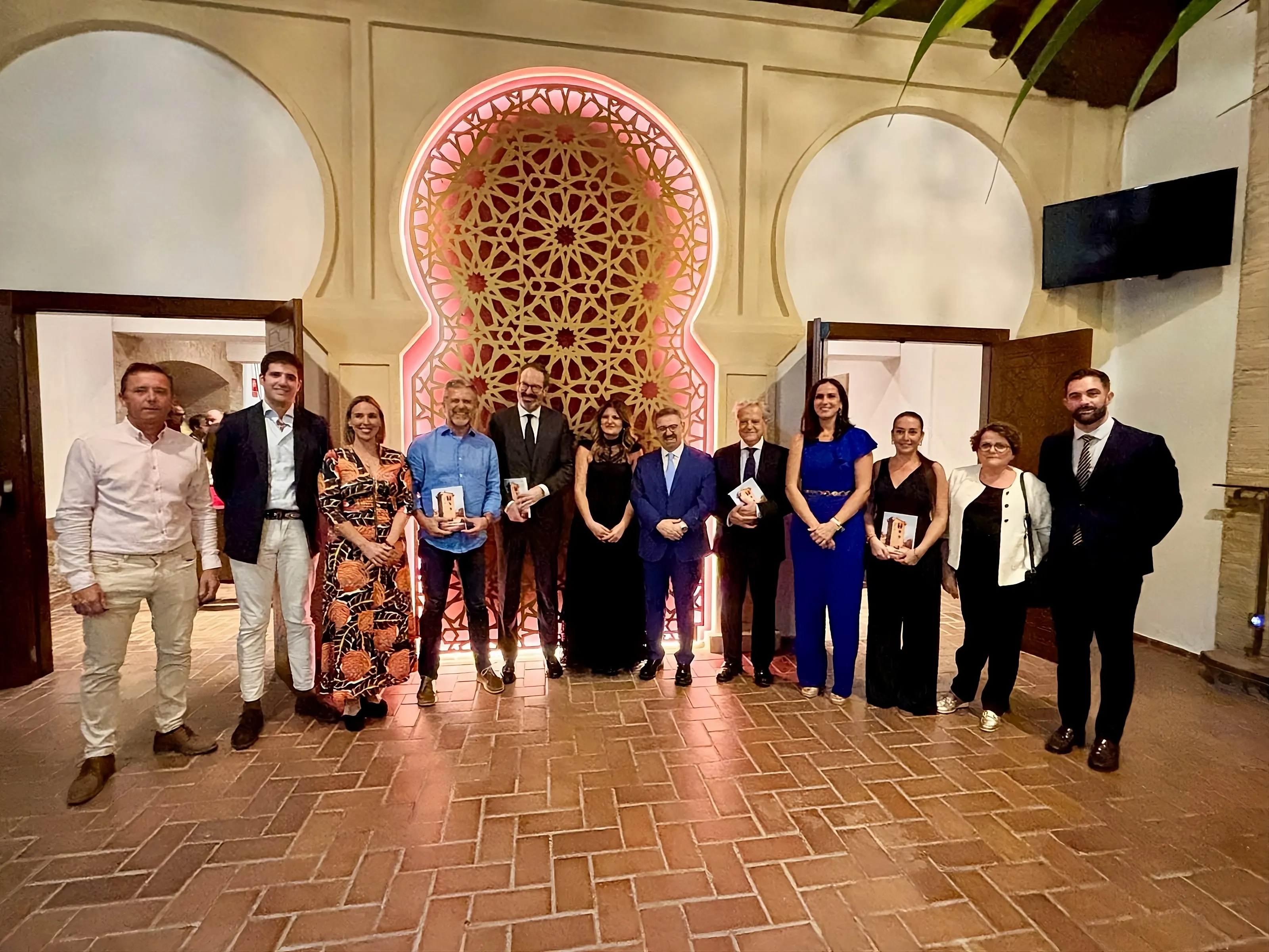 Las distintas autoridades que presidieron el acto del VII Centenario. Foto: Diputación de Córdoba