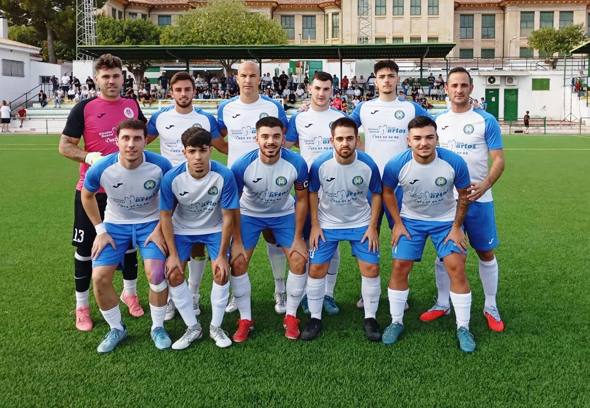 Formación del Lopera para este último duelo como local. Foto: AD Lopera