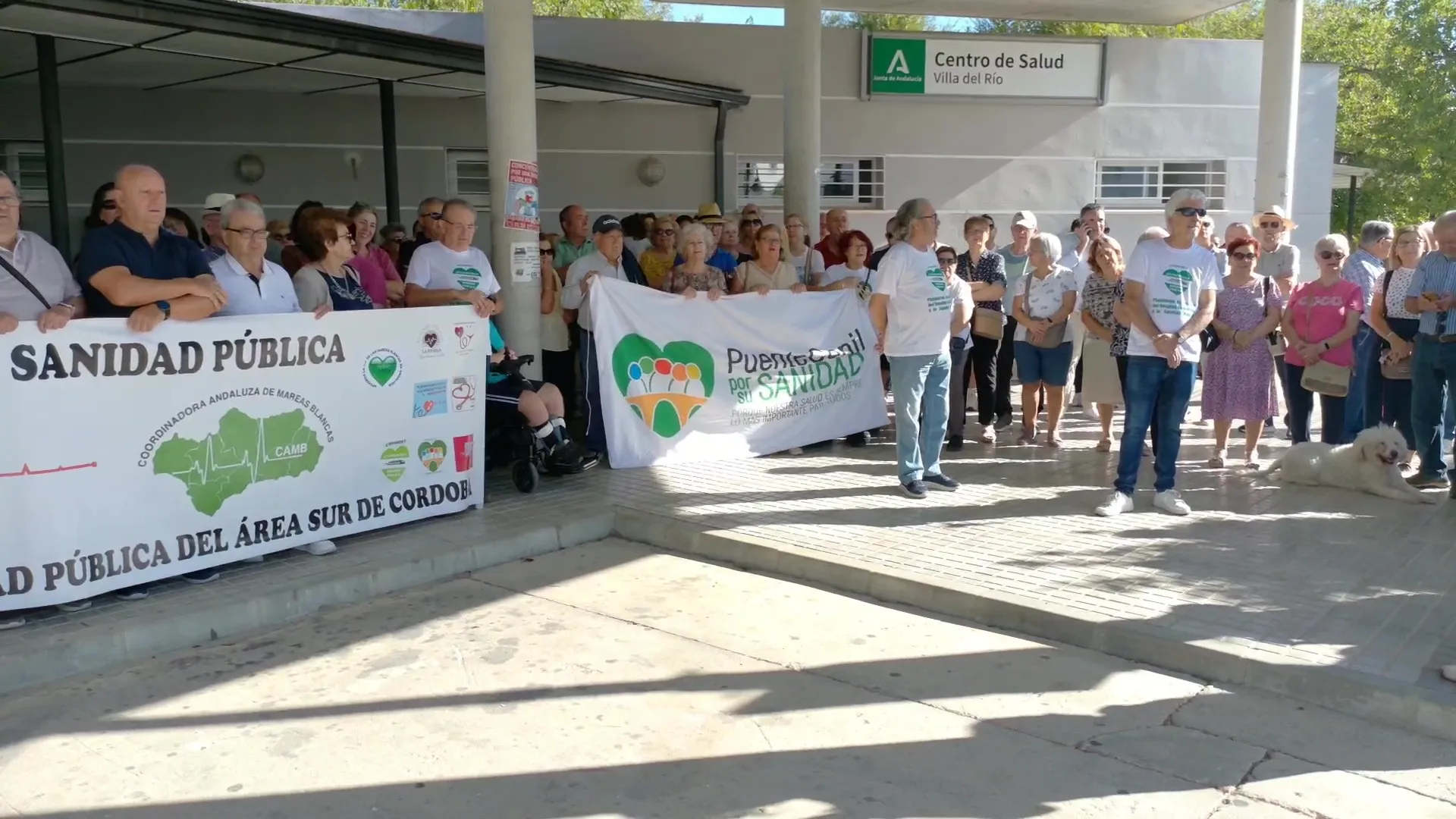 Concentración por la Sanidad Pública en Villa del Río