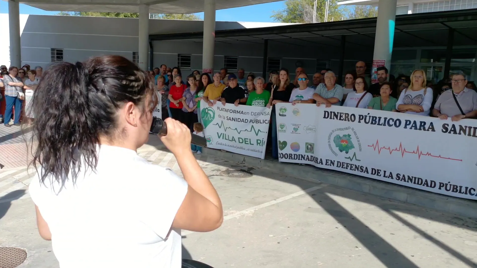 Concentración por la Sanidad Pública en Villa del Río