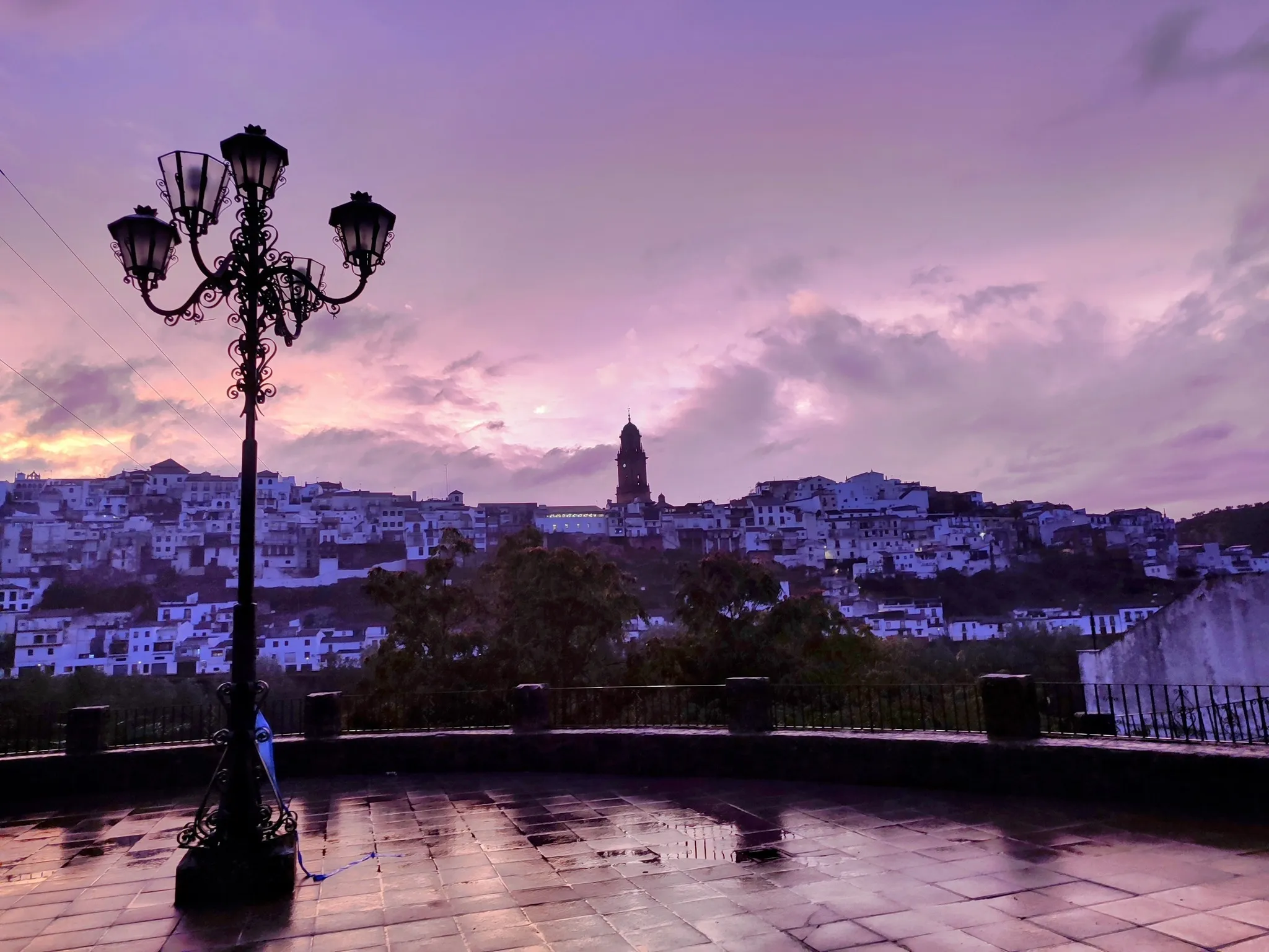 Montoro, tras las lluvias de las últimas horas.