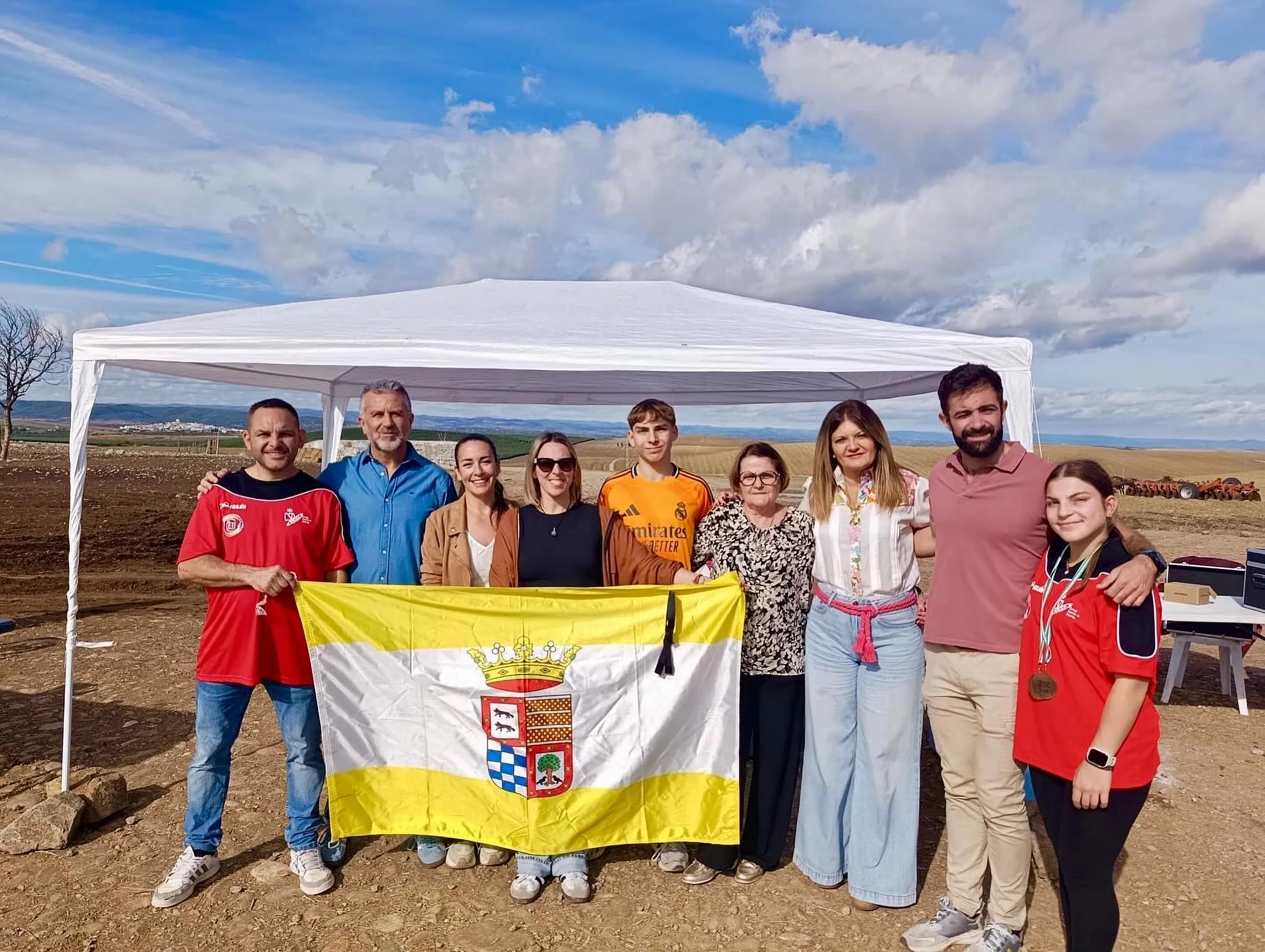 Algunos de los participantes en el Open de Modelismo Espacial. Foto: Ayuntamiento de El Carpio