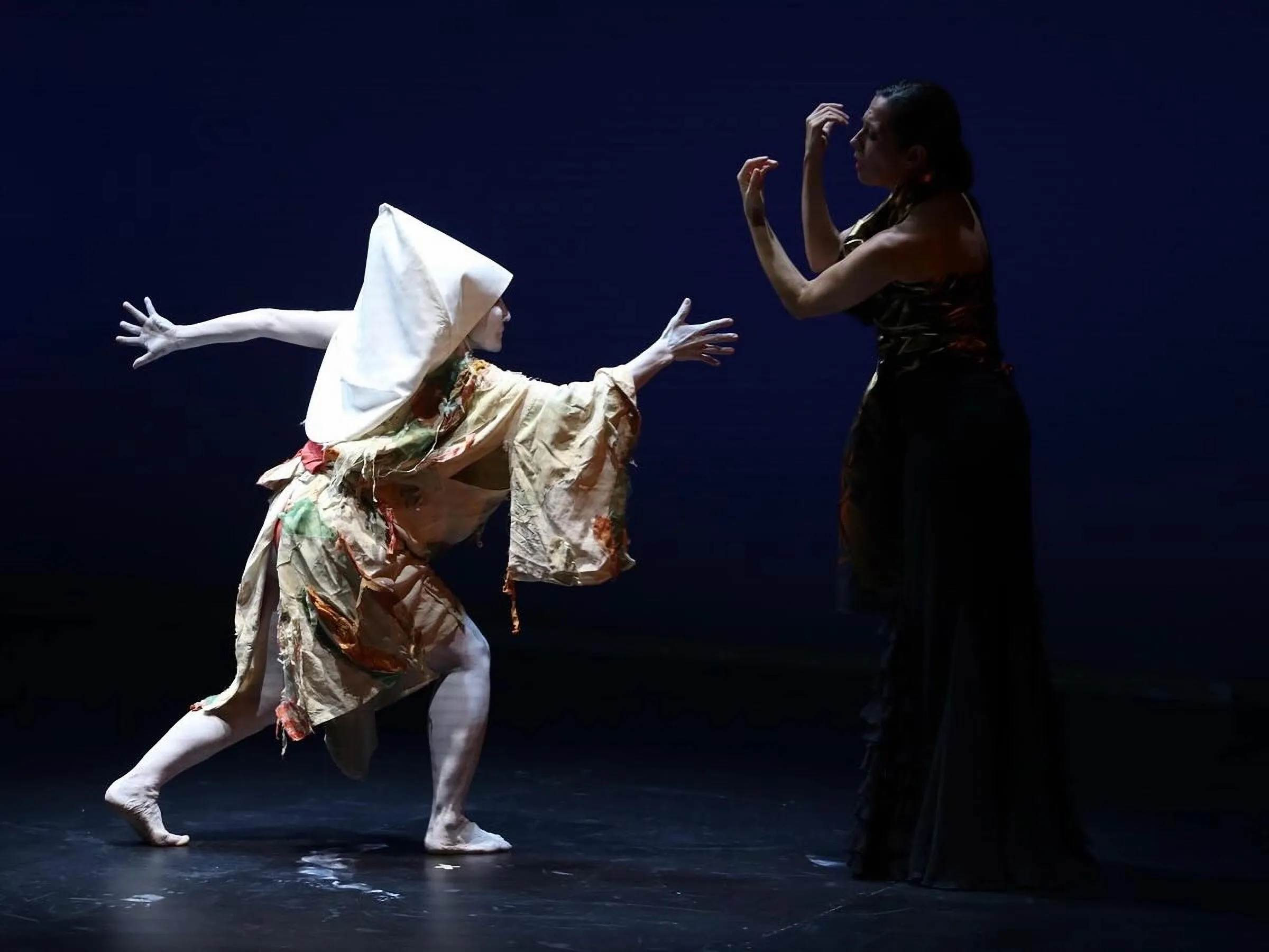 Instante del espectáculo "3 Haikus para Lorca" en los teatro del canal de Madrid. Foto: Manuel García