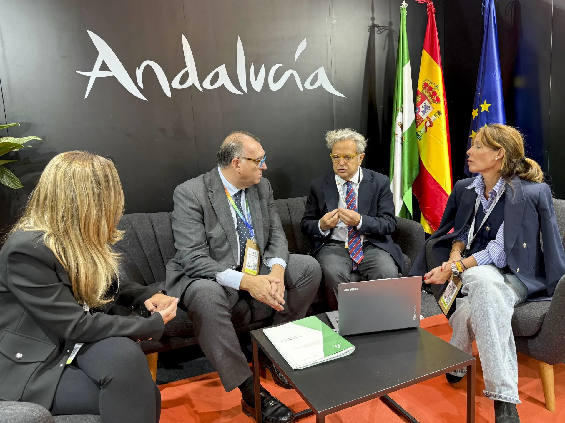 La Diputación destaca en Londres el refuerzo de la conexión aérea entre Córdoba y Barcelona. Foto: Diputación de Córdoba.