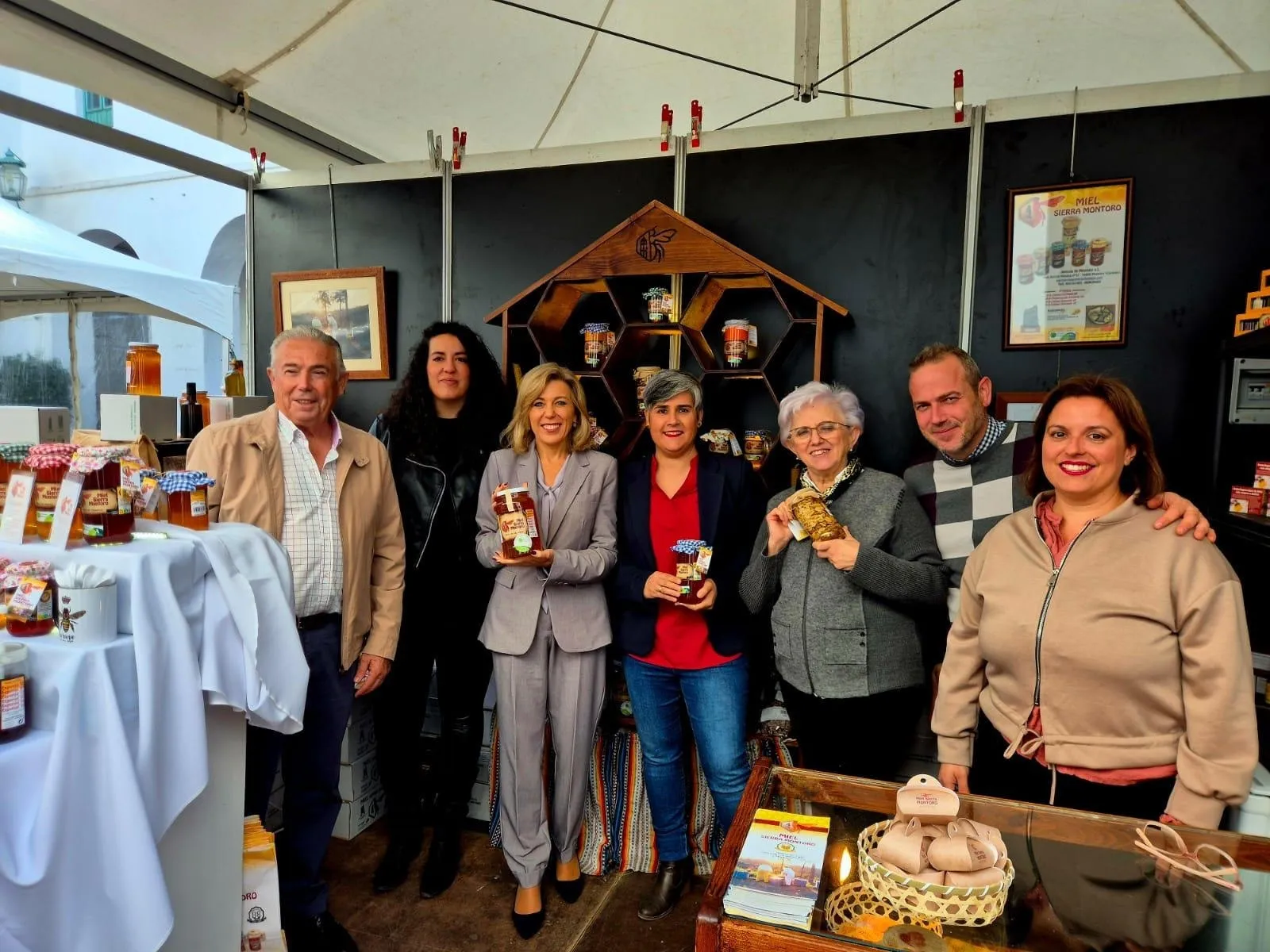 Montoro, representado en la Feria Expomiel que se celebra en el Palacio de la Merced de Córdoba. Foto: Ayuntamiento de Montoro