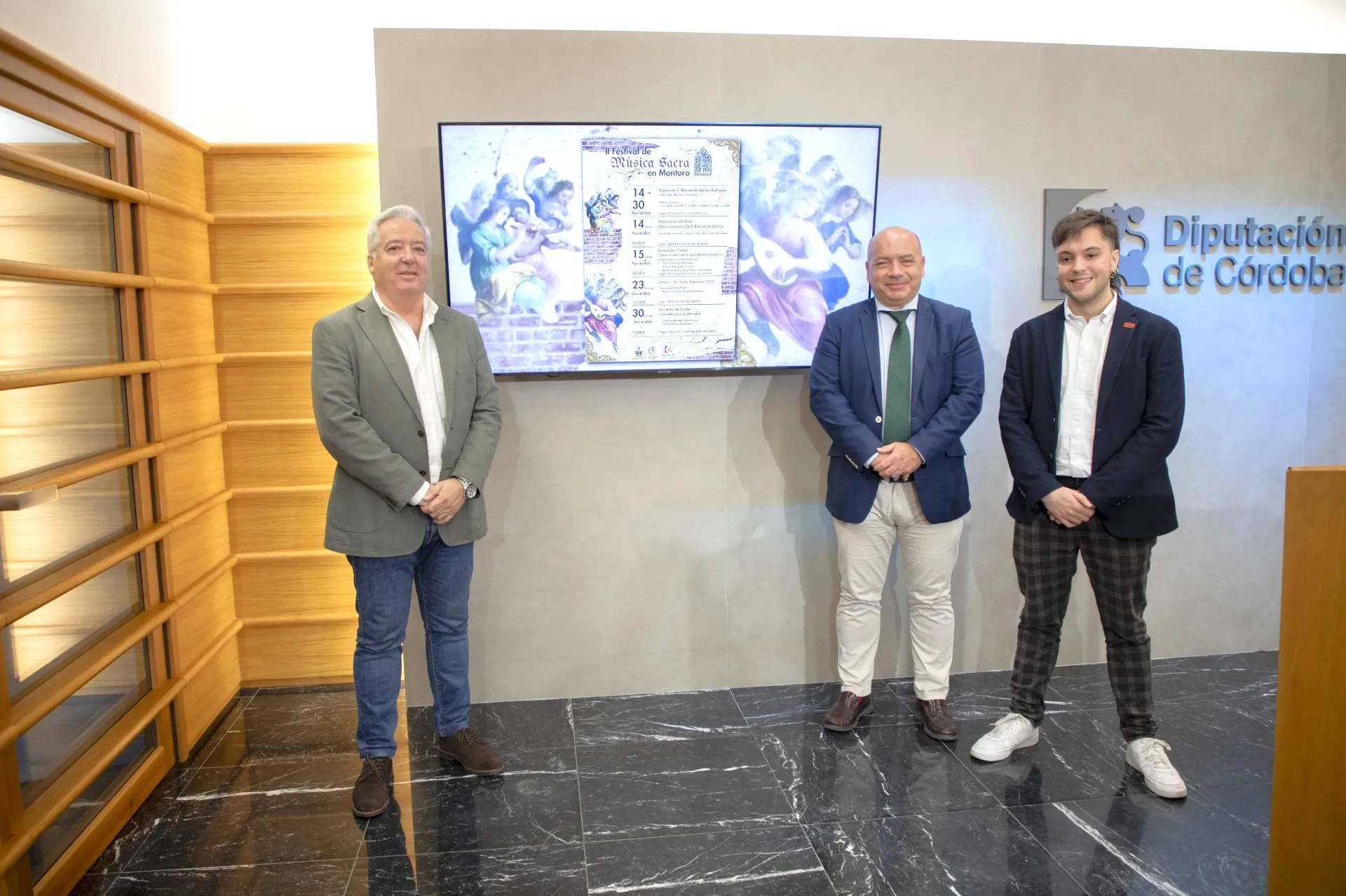 Presentación del II Festival de Música Sacra de Montoro. Foto: Diputación de Córdoba.