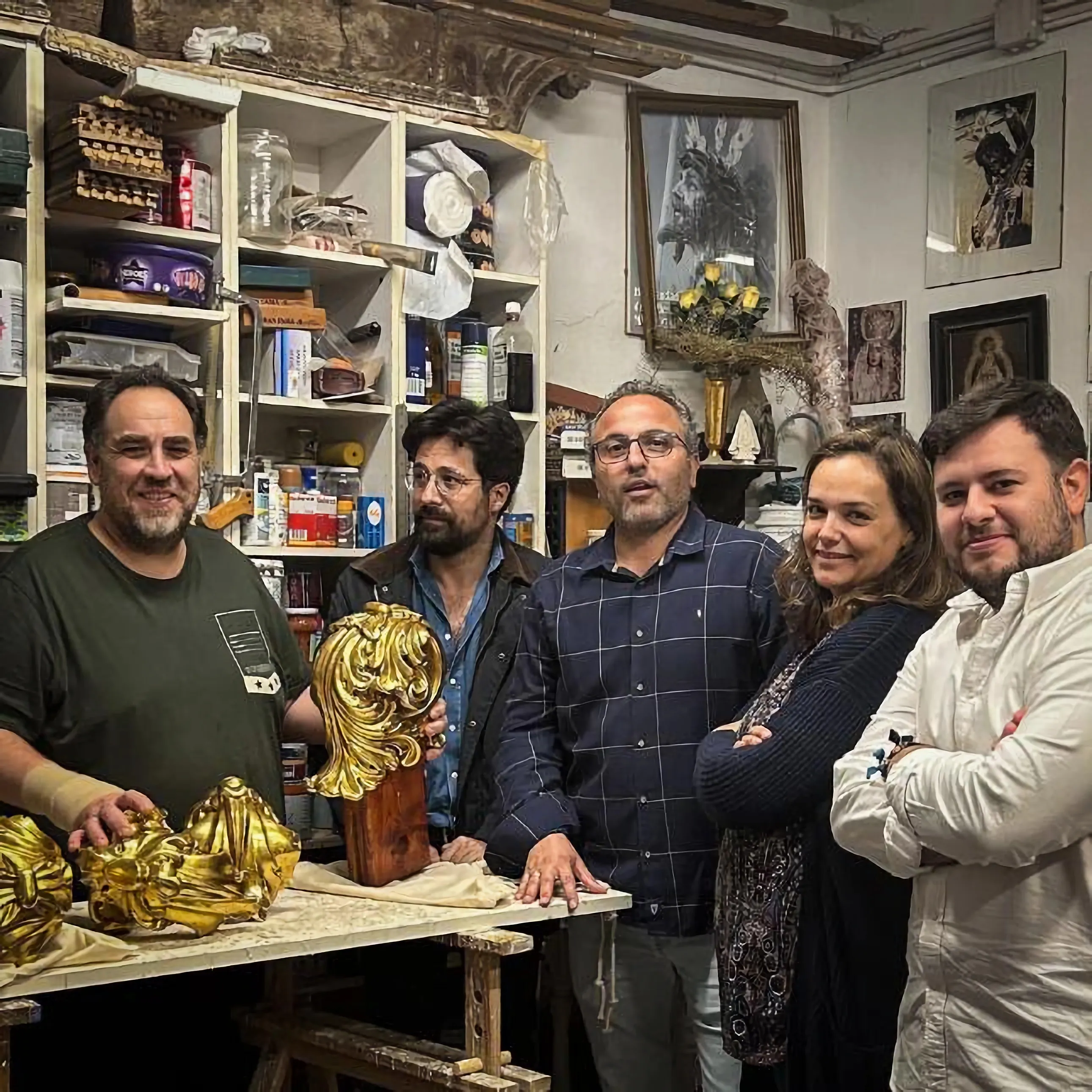 El paso procesional del Santo Sepulcro de El Carpio será restaurado con apoyo de la Diputación de Córdoba, dentro de la convocatoria de ayudas al patrimonio cofrade.