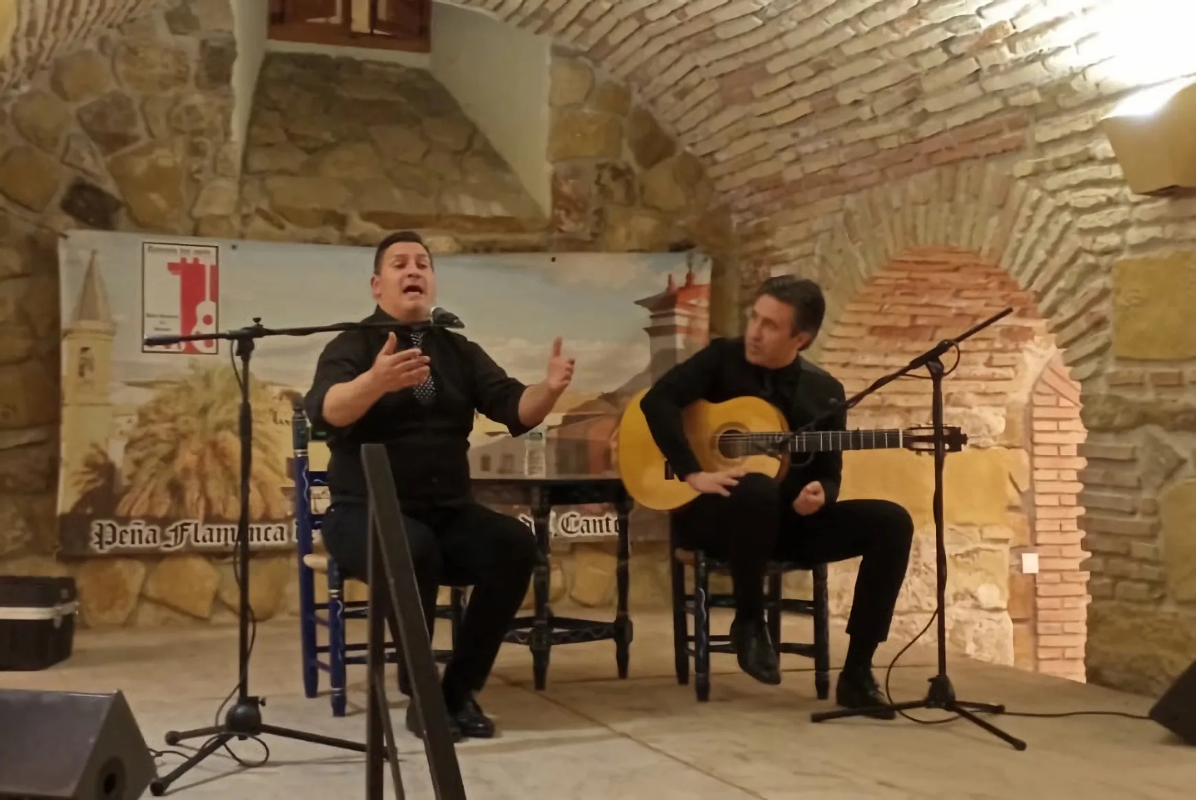 Actuación en el Torreón del Cante de Lopera. Foto: Rafael Hueso.