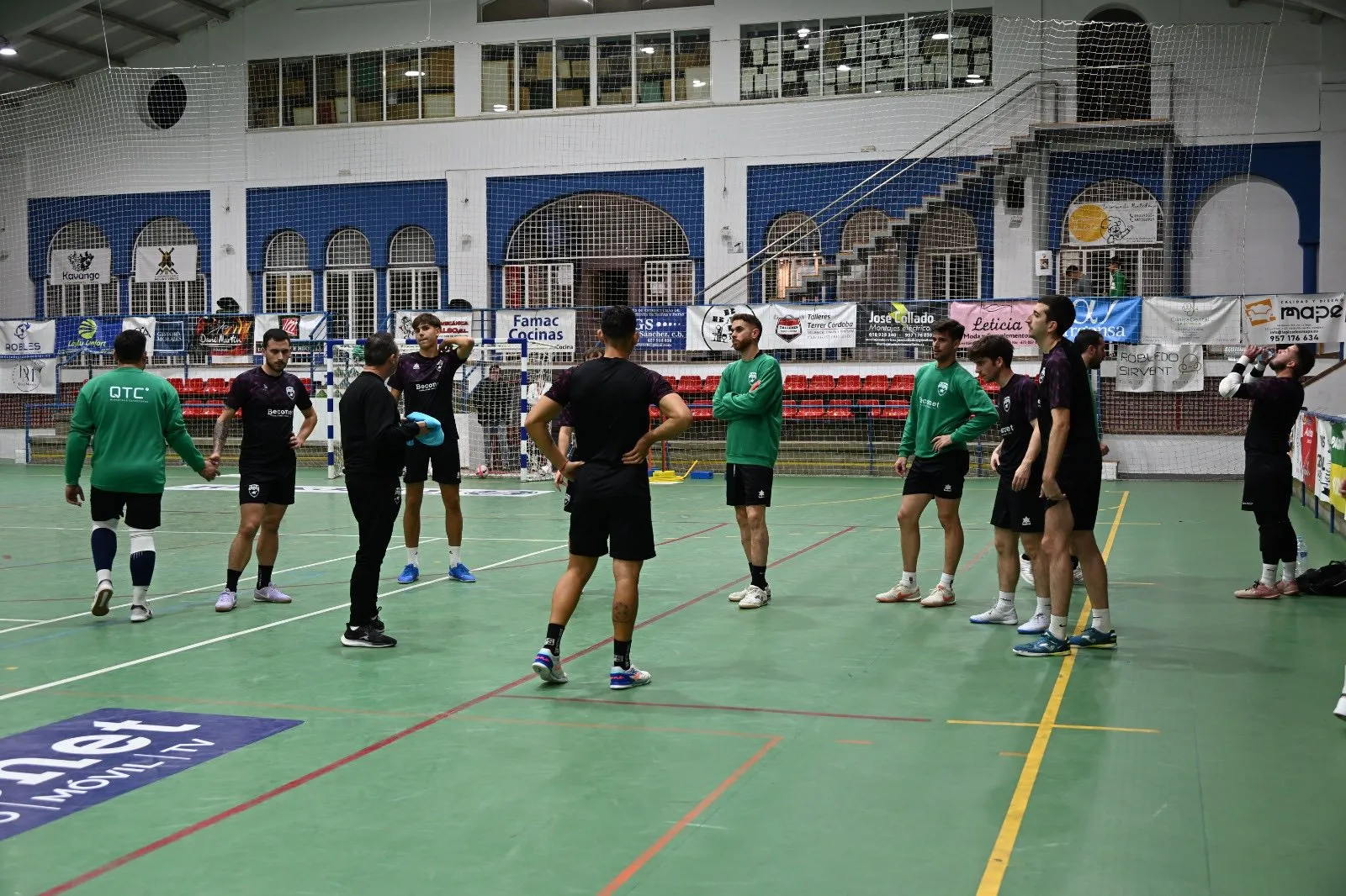 El Villa del Río Futsal durante un entrenamiento.