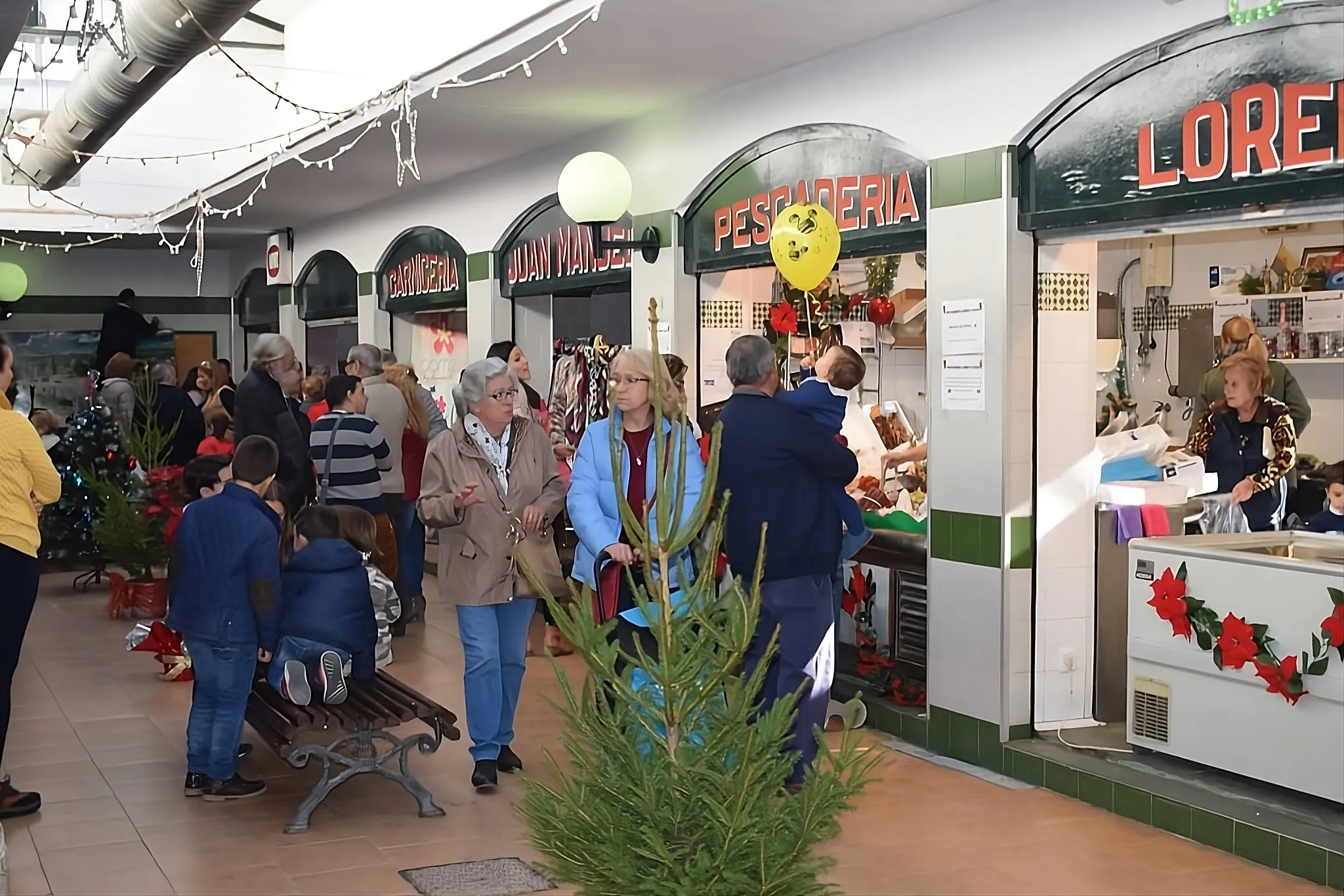 Mercado navideño de Lopera. Foto: Antonio Marín