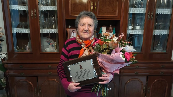 Antonia Quintanilla Serrano, mujer homenajeada en Villa del Río. Antonia Quintanilla Serrano, mujer homenajeada en Villa del Río.