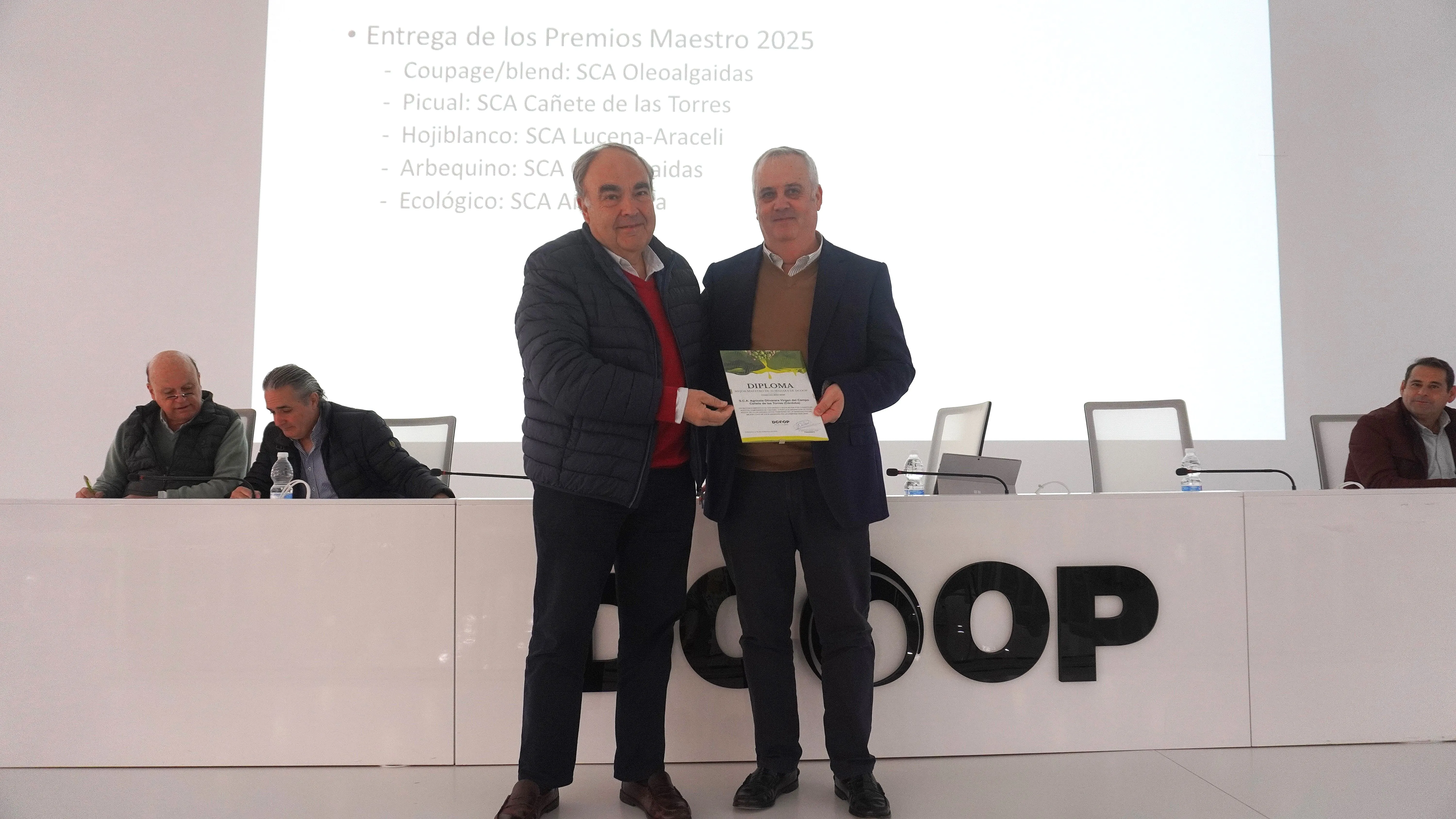 La almazara Virgen del Campo de Cañete, premiada en los Premios Maestro 2025. Foto: Dcoop