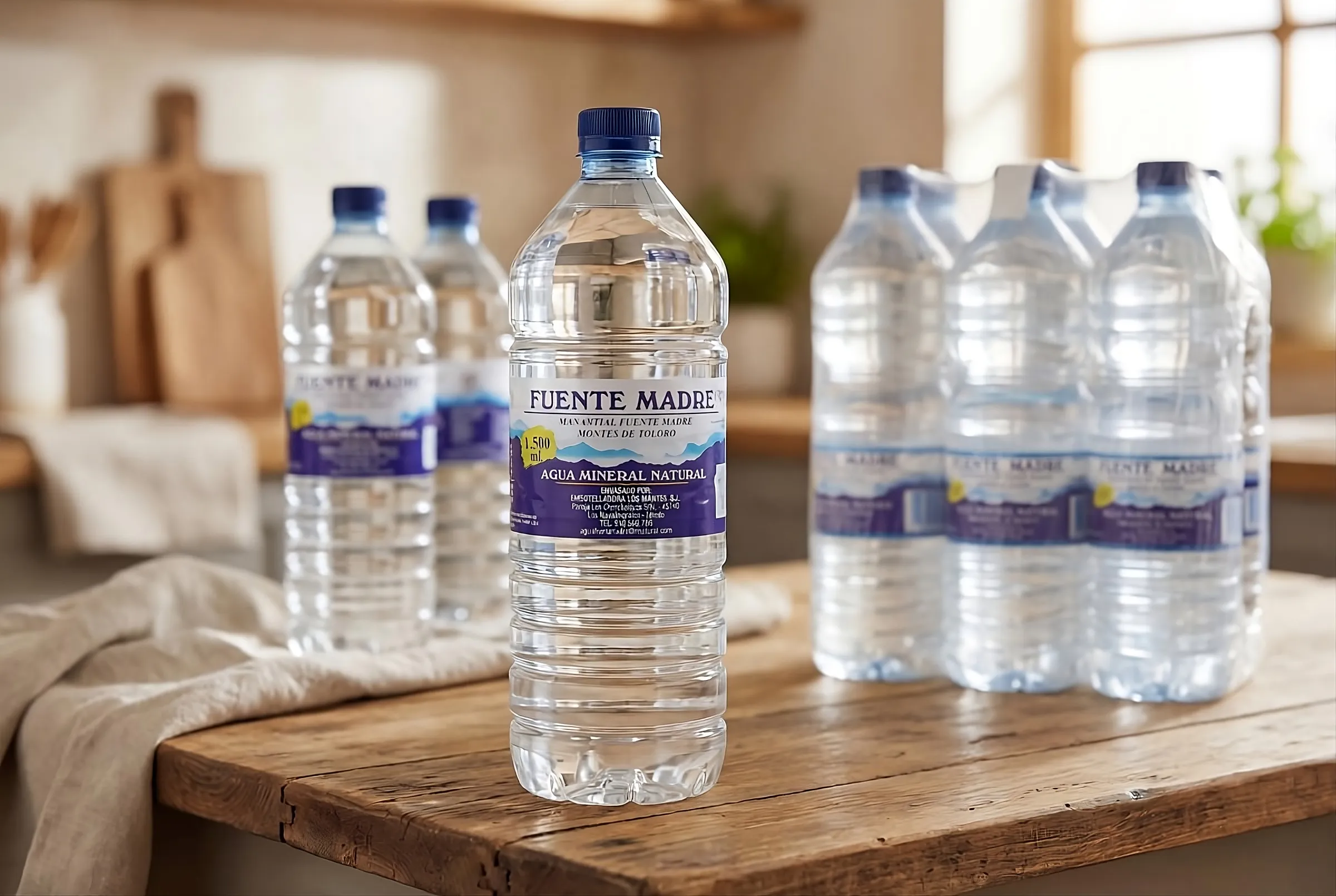 Lote de botellas retirado por la AESAN