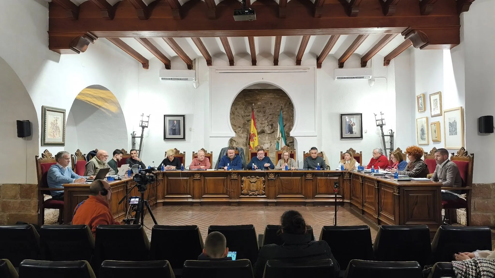 Sesión plenaria del mes de noviembre del Ayuntamiento de Villa del Río. Foto: Ayuntamiento de Villa del Río