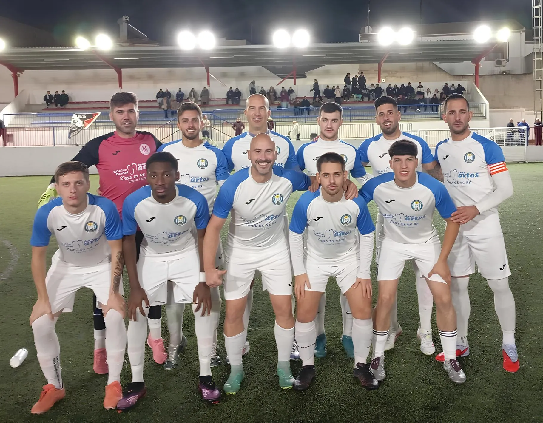 Formación de la AD Lopera en el duelo de este pasado fin de semana. Foto: AD Lopera