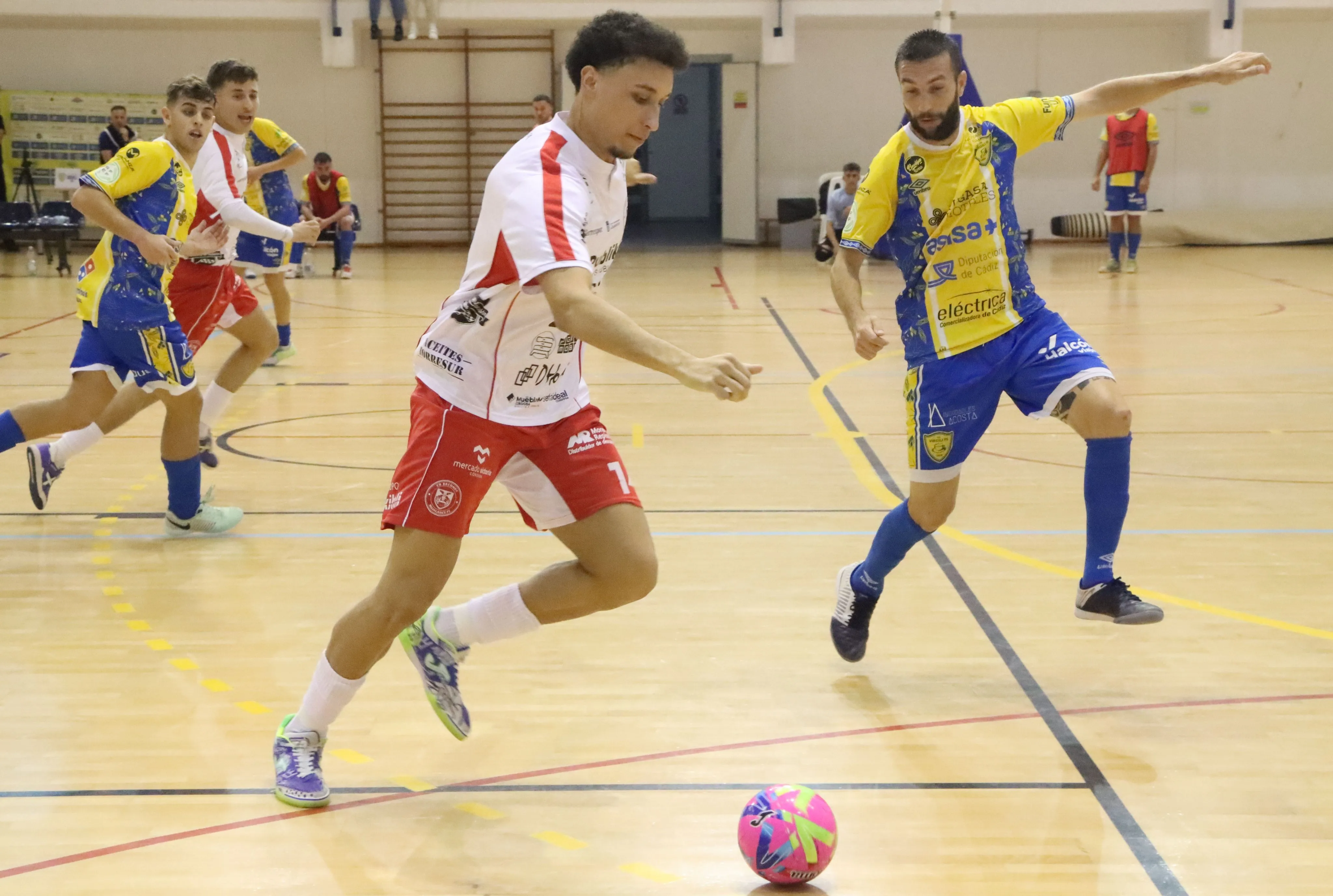 Lance del partido del Beconet Bujalance FS en Cádiz. Foto: Fran Gago Lance del partido del Beconet Bujalance FS en Cádiz. Foto: Fran Gago