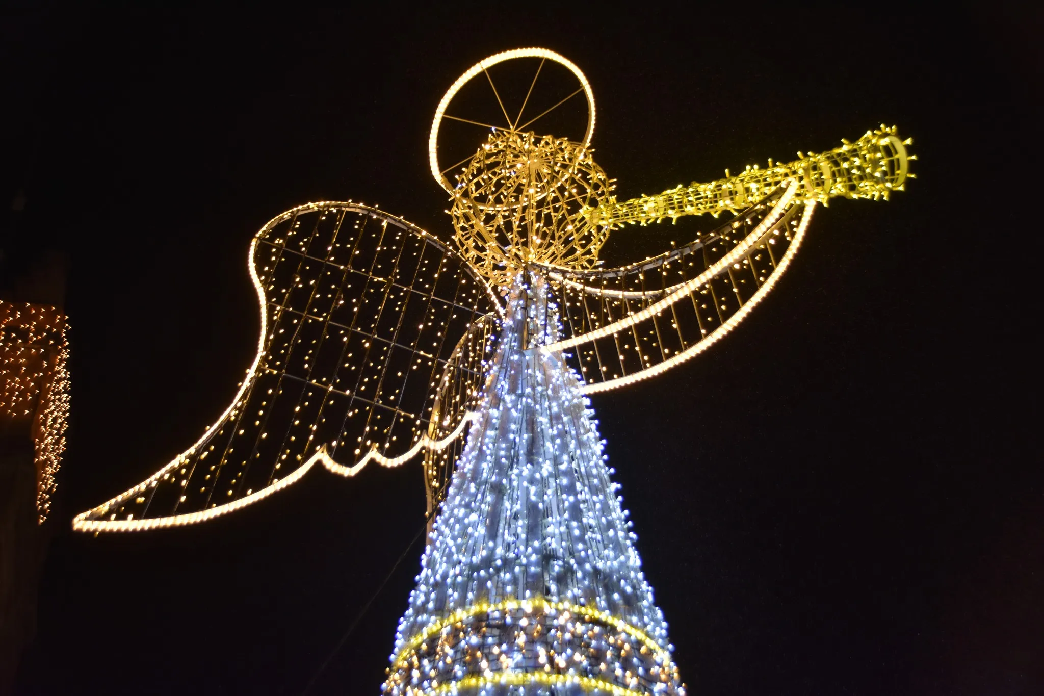 Alumbrado de Navidad en Villa del Río. Alumbrado de Navidad en Villa del Río.