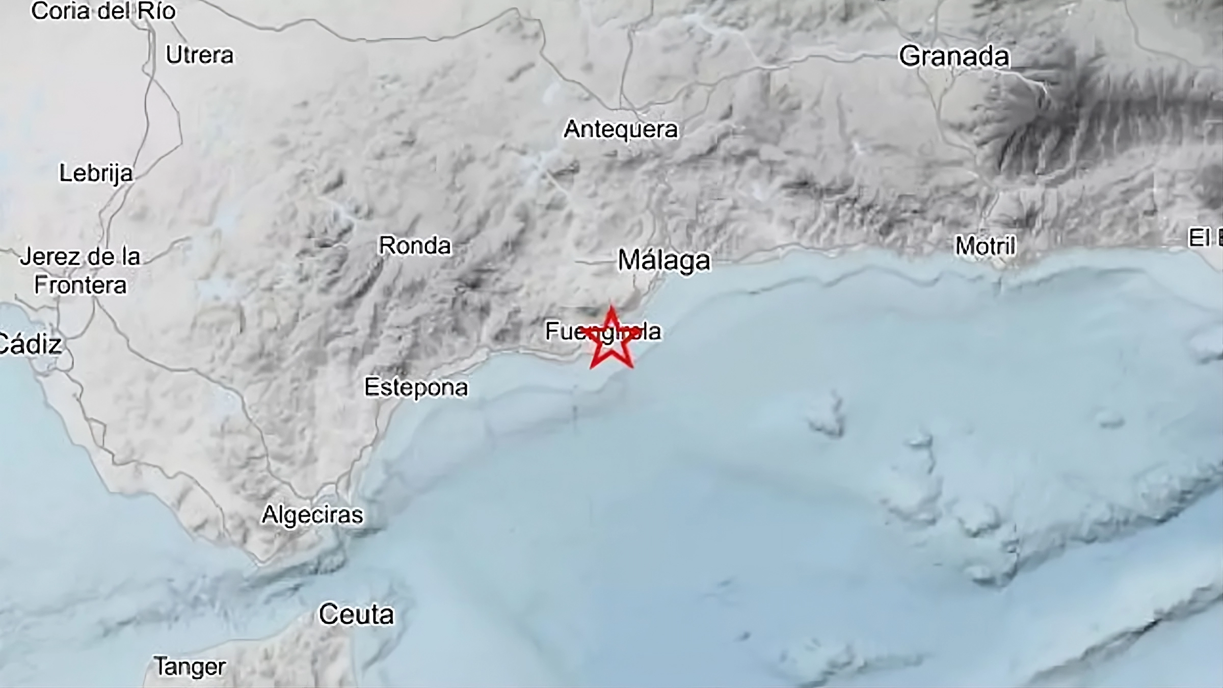 Localización del terremoto