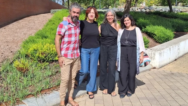 Los integrantes de Zumaya Ambiente creativo, premiados también por la UCO. Foto UCO. Los integrantes de Zumaya Ambiente creativo, premiados también por la UCO. Foto UCO.