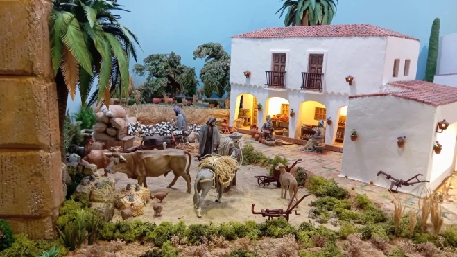 Portal de belén en Algallarín Portal de belén en Algallarín
