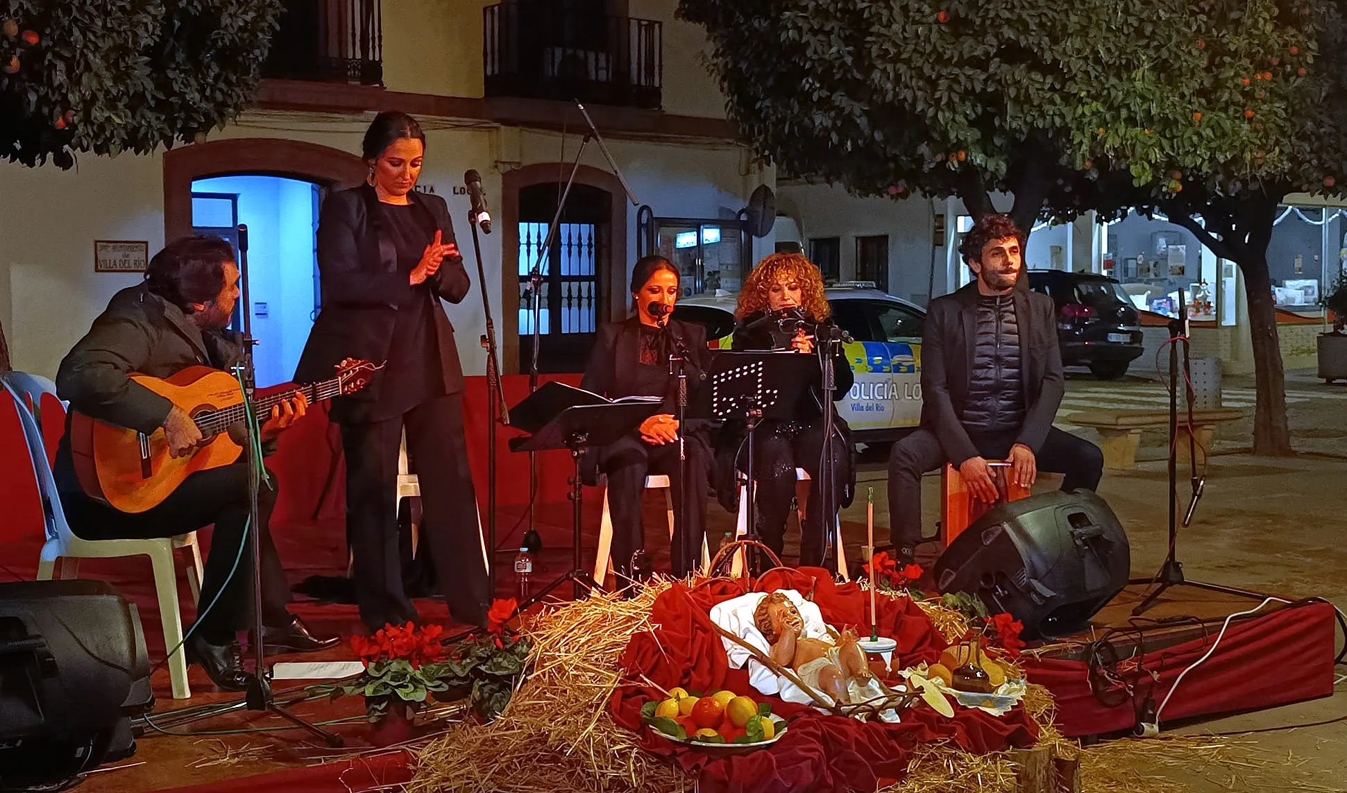 Zambombá flamenca en Villa del Río, una de las actividades por excelencia de la Navidad en la comarca