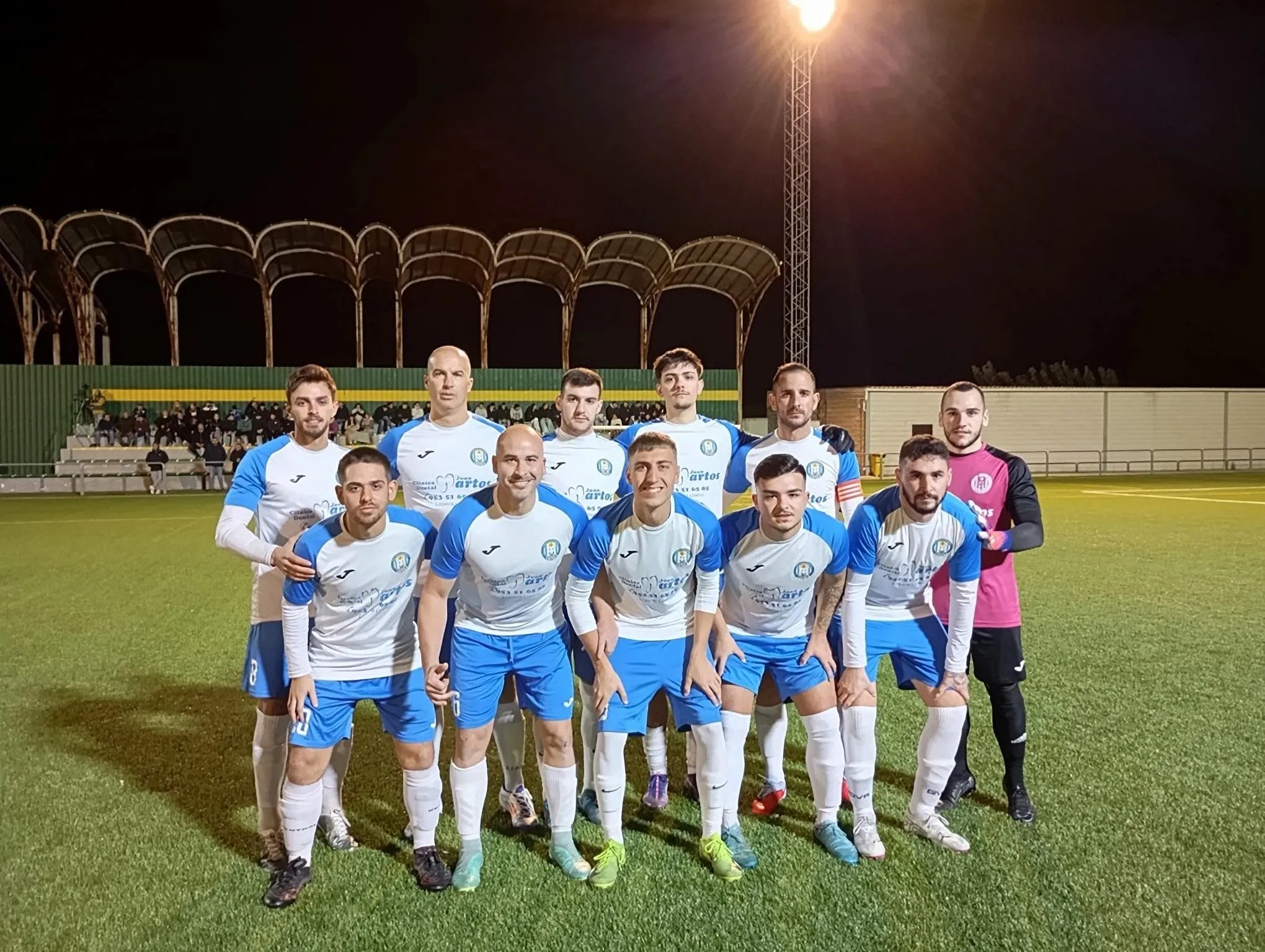 Formación de la AD Lopera en el duelo de este pasado fin de semana. Foto: AD Lopera