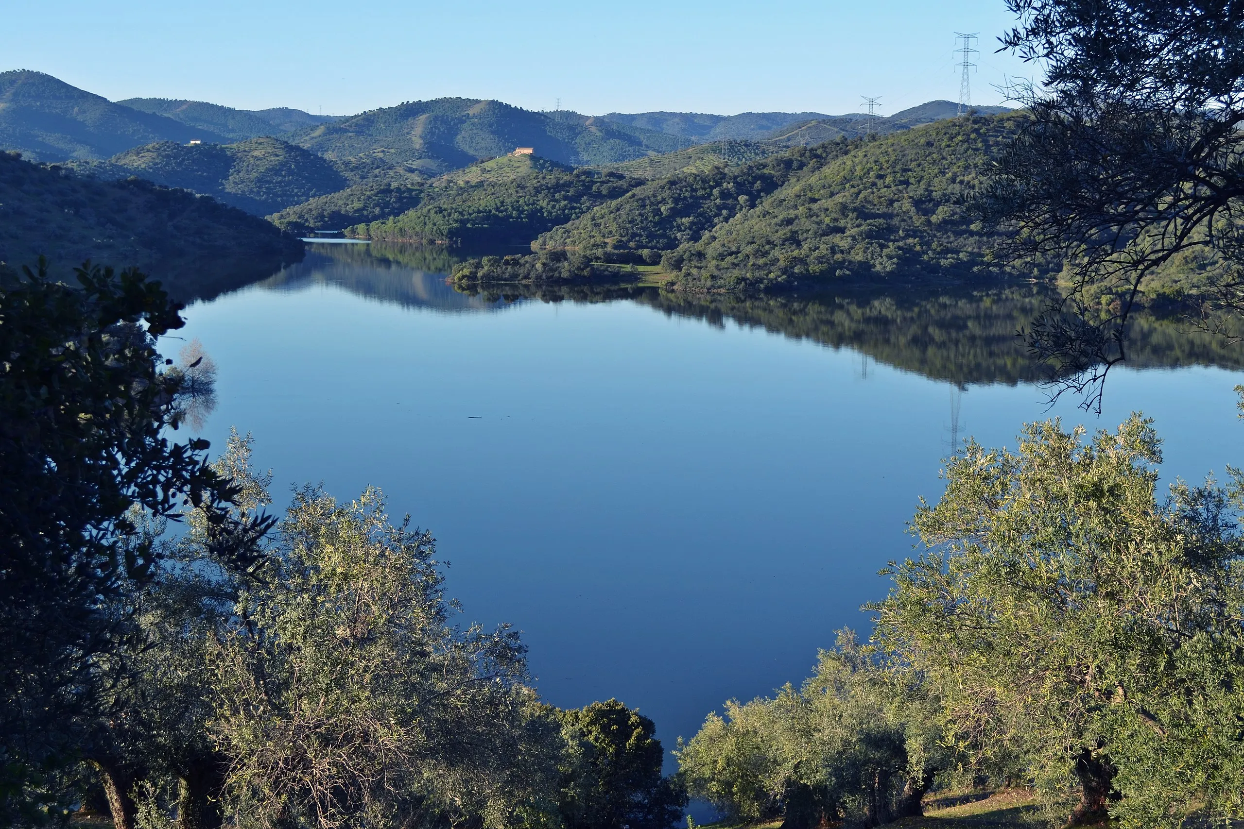 Pantano del Yeguas en el Parque Natural Sierra de Cardeña y Montoro